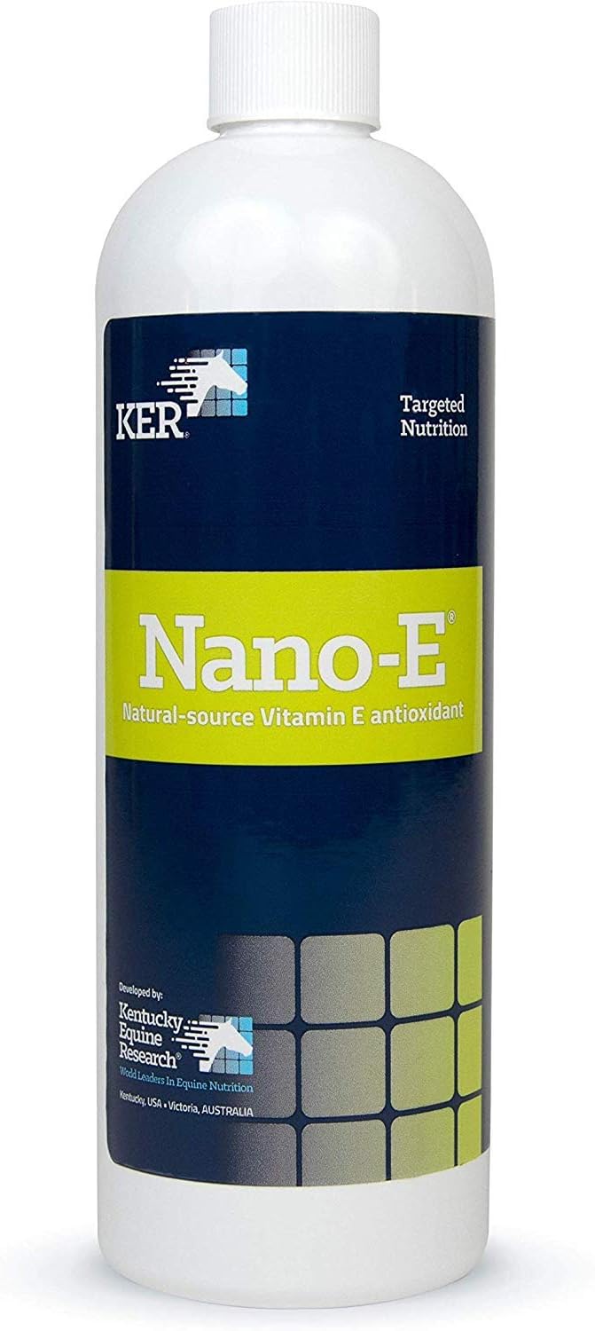 Kentucky Equine Research Nano -E: 450 mL Natural Vitamin E Antioxidant for Horses