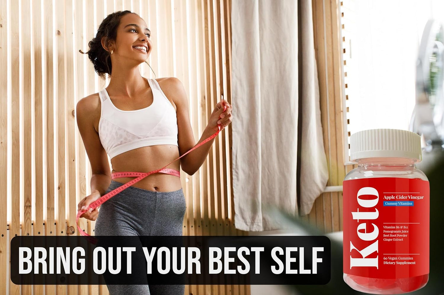 Keto Apple Cider Vinegar Gummies for Weight Loss & Digestion - Vegan, 60 Count - CCADY Brand