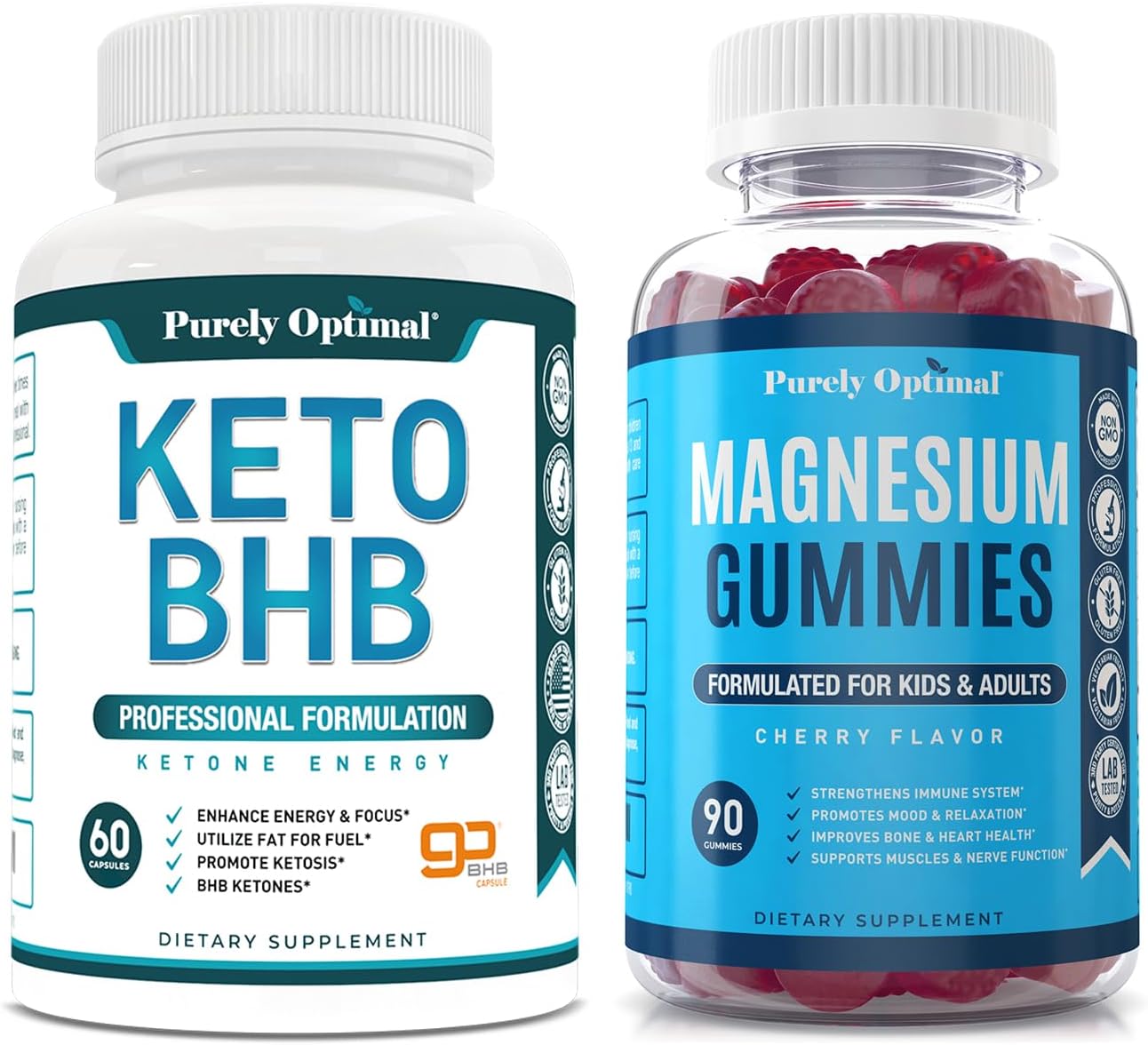 Keto BHB and Magnesium Gummies for Optimal Health and Wellness
