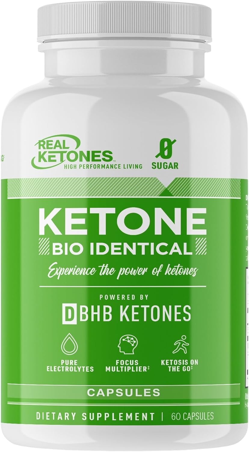 Keto BHB Salts Capsules with goBHB Electrolytes - Exogenous Ketones for Energy & Focus