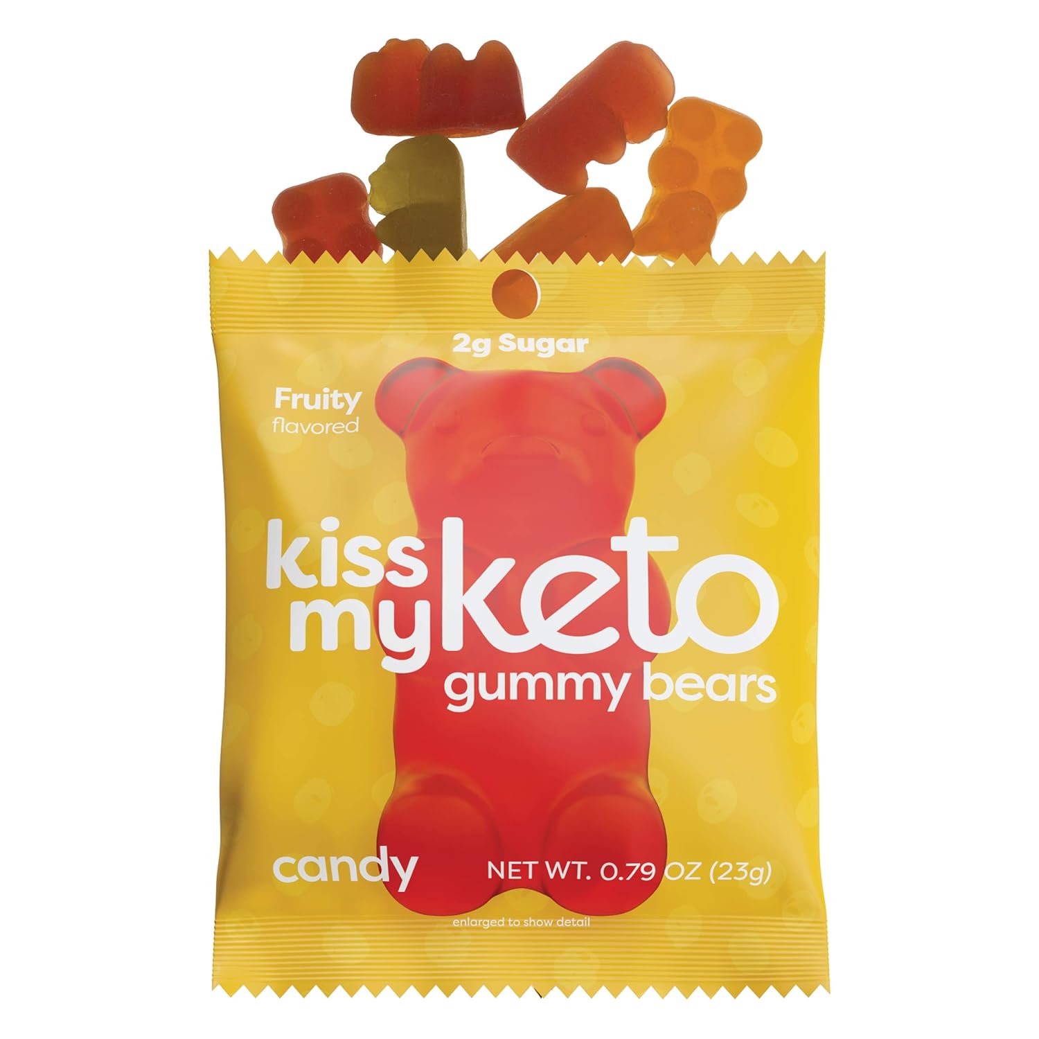 Keto-Friendly Candy Gummy Bears and Fish Combo Pack - 24 Pack