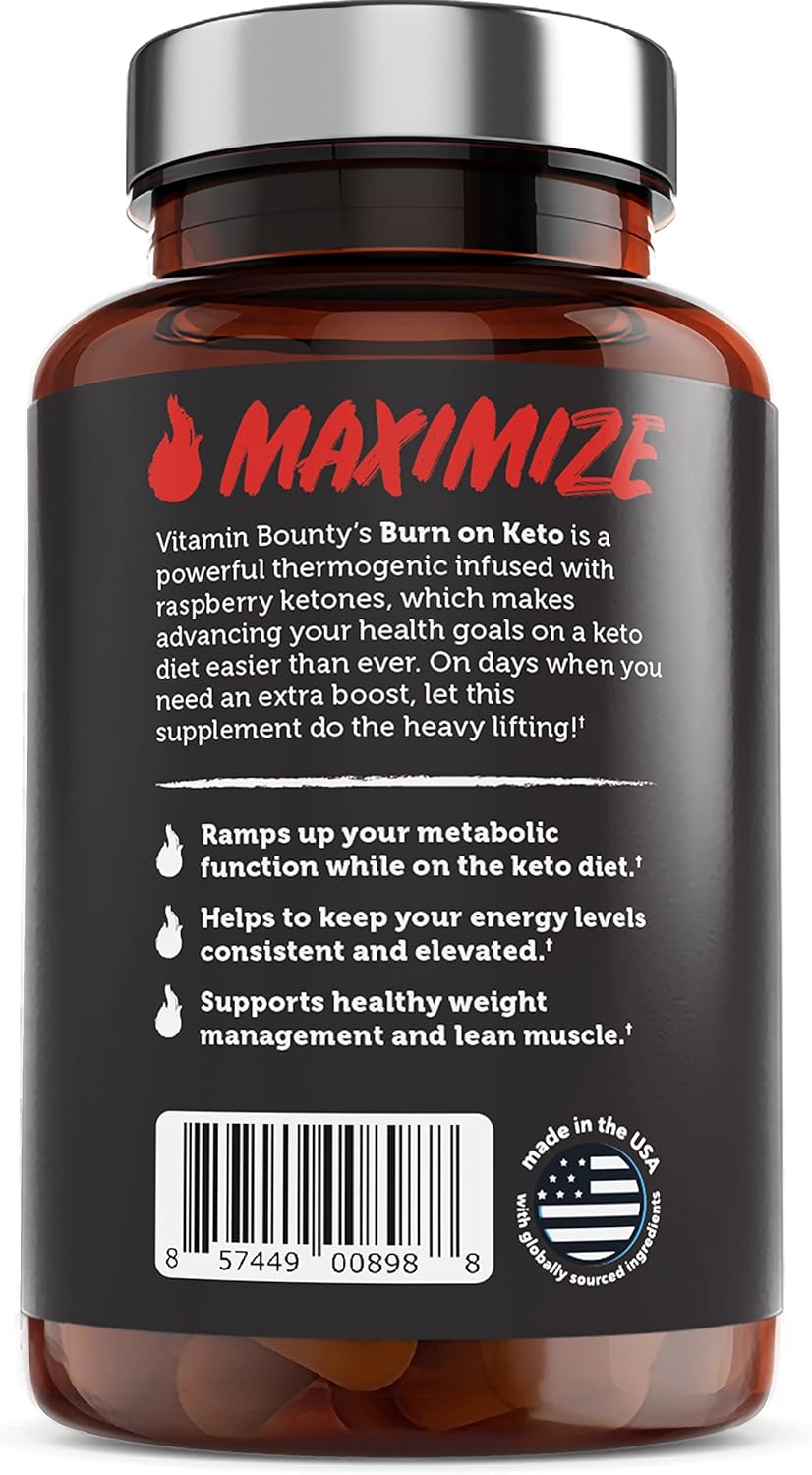 Keto Multivitamin with Magnesium, Potassium, MCT - Energy Boost, Cramp Relief, 60 Capsules