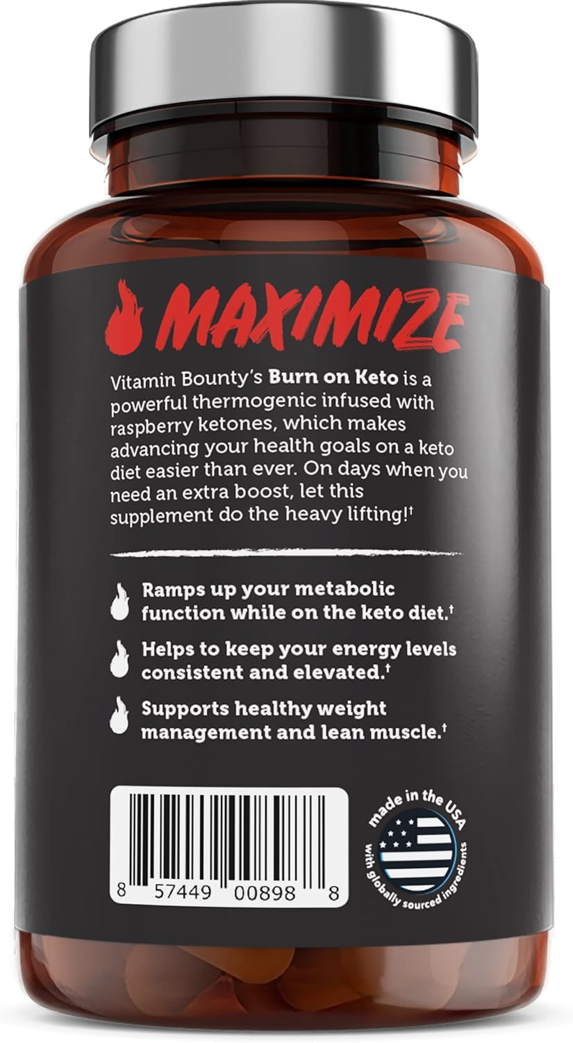 Keto Multivitamin with Magnesium, Potassium, MCT - Energy Boost, Cramp Relief, 60 Capsules
