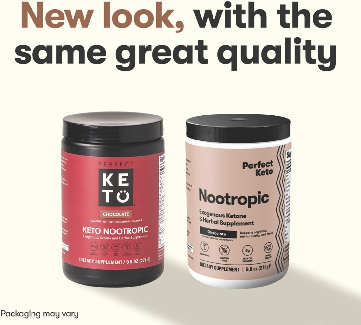 Keto Nootropic Brain Support Supplement with Alpha Lipoic Acid, L Theanine, Ginkgo Biloba - Caffeine Free Energy Drink Mix for Focus and Clarity - 15 Servings