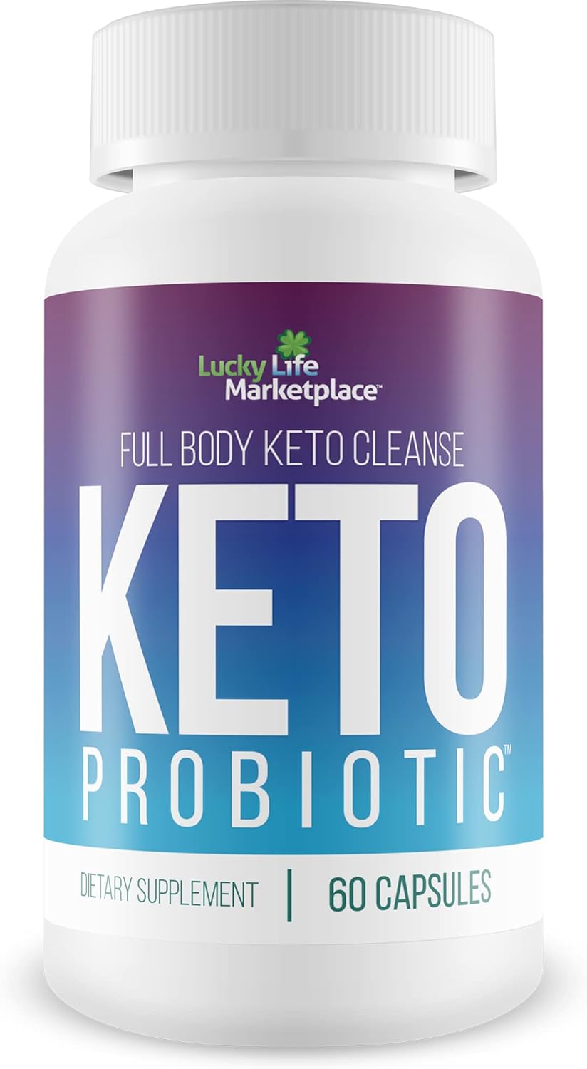 Keto Probiotic Supplement - 40 Billion Cfu - Supports Digestive, Immune, & Gut Health - Keto Friendly - Full Body Cleanse - Reduces Bloating - Men & Women's Keto Probiotics