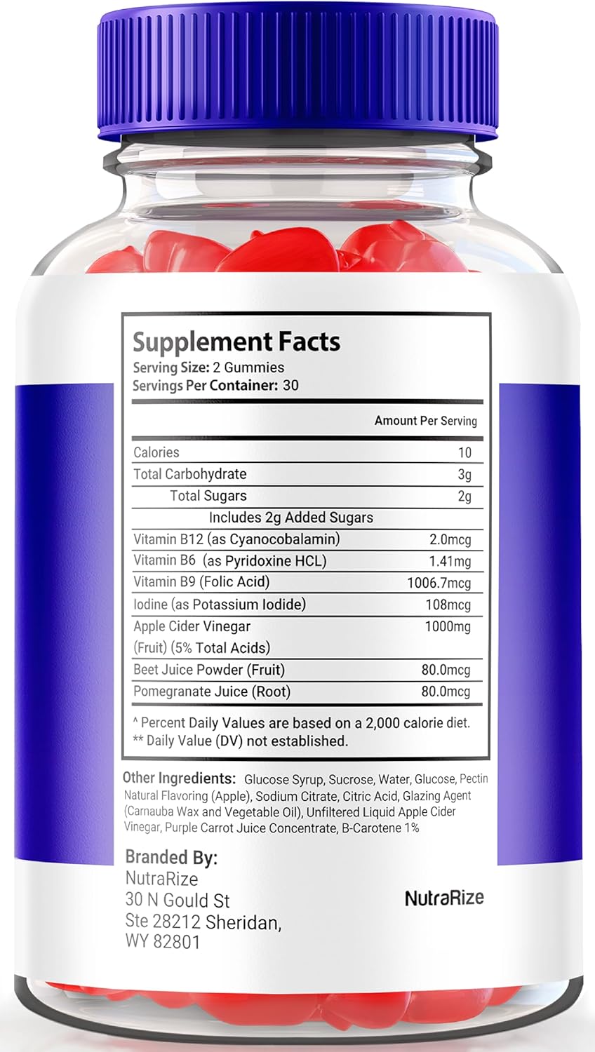 Ketobod Keto + ACV Gummies - 1000MG Apple Cider Vinegar for Keto Body Plus - Official Reviews (60 Count)