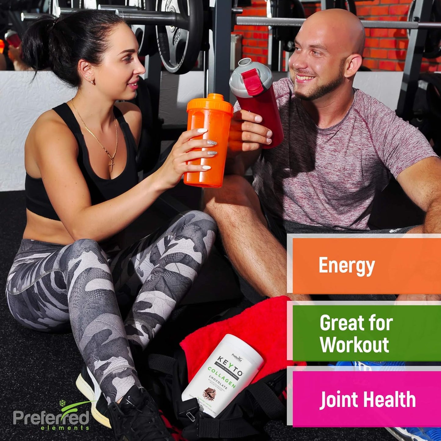 KEYTO Keto Collagen Protein Powder with MCT Oil - Grass Fed & Pasture Raised Peptides - Low Carb Diet & Snacks - Chocolate Flavor