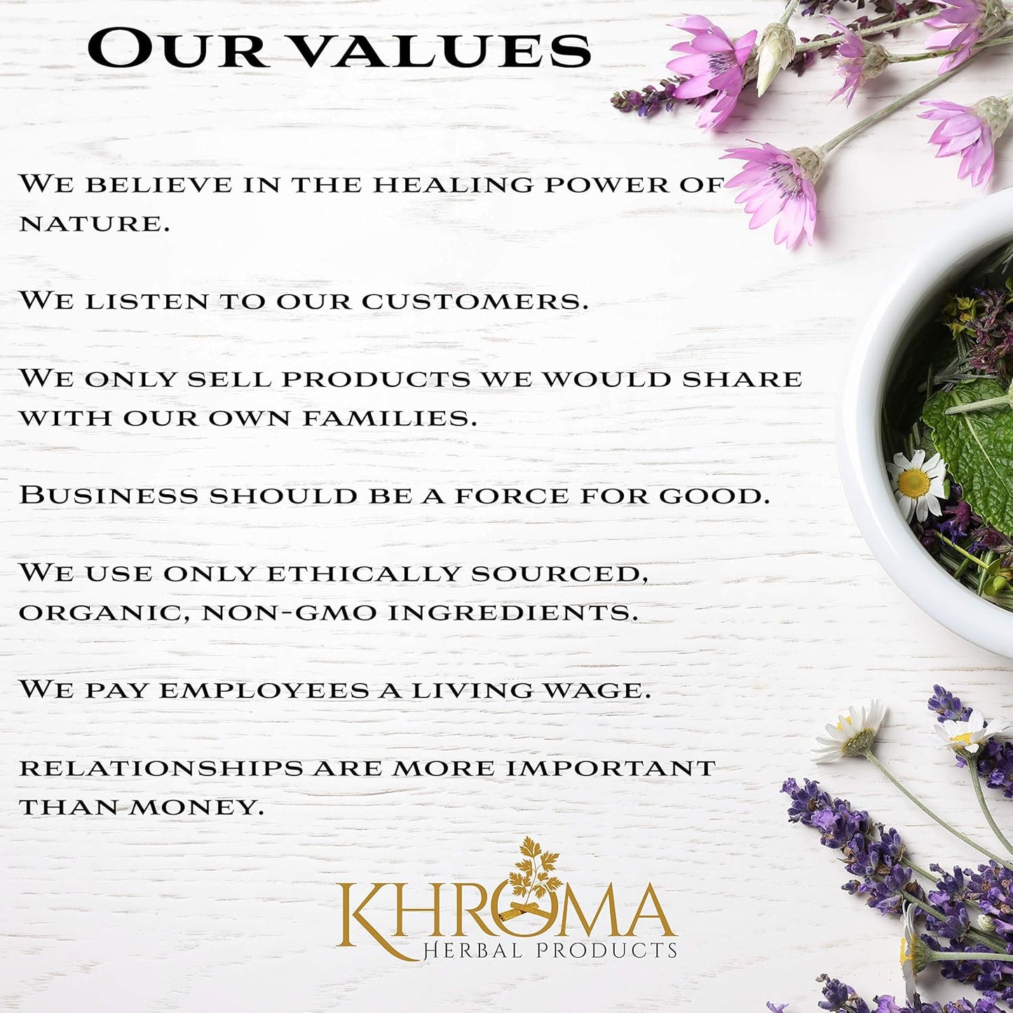 Khroma Herbs Organic Trace Minerals Liquid Supplement - 2 oz Plant-Based Blend for Optimal Absorption - 30 Servings