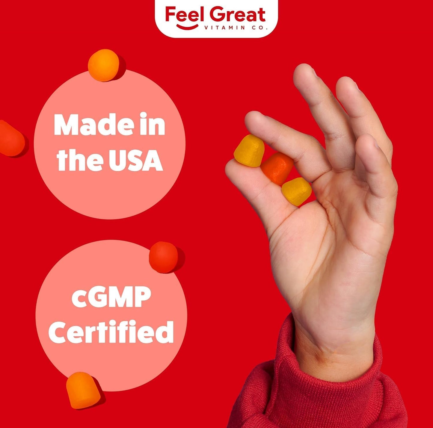 Kid's Brain Boost: Feel Great DHA + 3 6 9 Omega Chewable Gummies - Natural Focus & Development - 275mg Omega - Chia Oil - 2 Pack