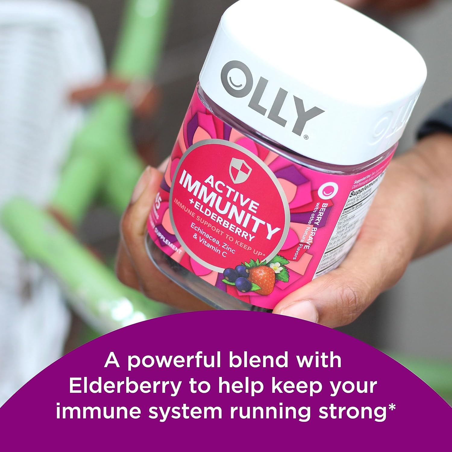 Kids Calm Chews with Magnesium and Lemon Balm, 50 Gummies for Active Immunity and Relaxation