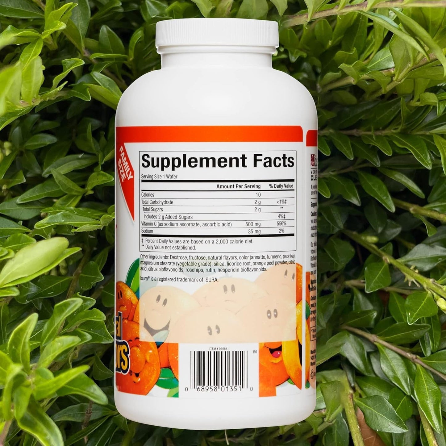 Kids Chewable Vitamin C 500mg with Tangy Orange Flavor - Supports Immune Health, Bones, Teeth, and Gums - 270 Wafers