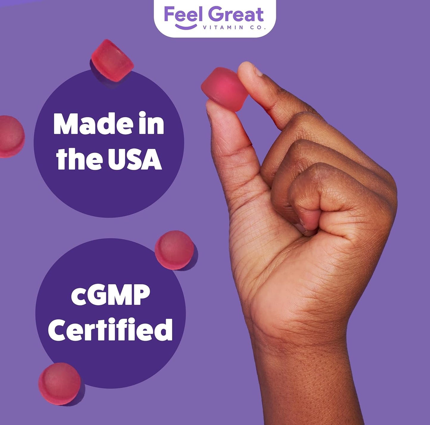 Kids Digestive Support Fiber Gummies - Fruity Flavored Chewables for Constipation Relief - Vegetarian Supplements - 60 Day Supply from Feel Great Vitamin Company