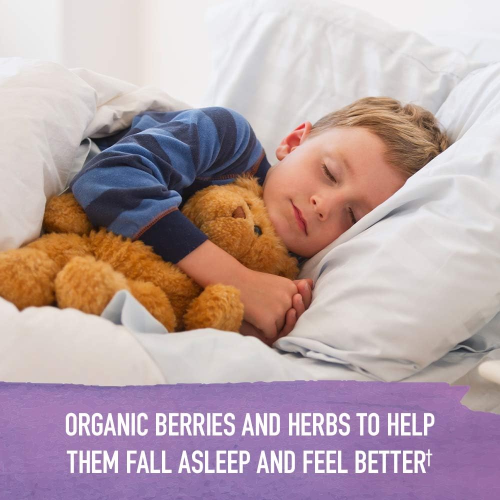 Kids Elderberry & Sleep Immune Syrup Liquid - Garden of Life Organics, Bedtime Herbs for Children, 3.92 fl oz