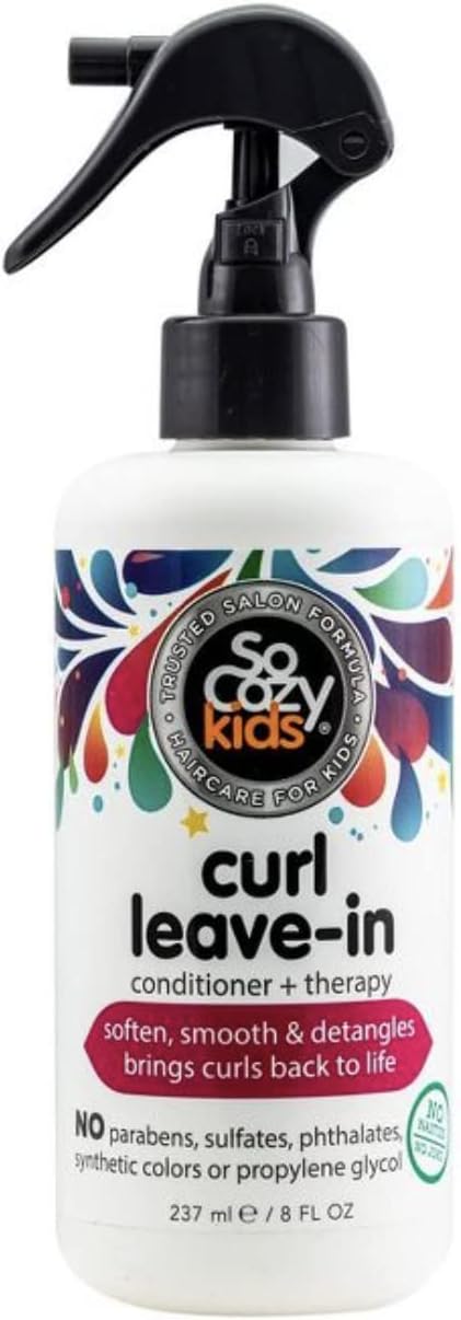 Kids Fiber Gummy Supplement & Curly Hair Detangler Bundle: Lil Critters Digestive Support Gummies + So Cozy Leave-in Conditioner Spray