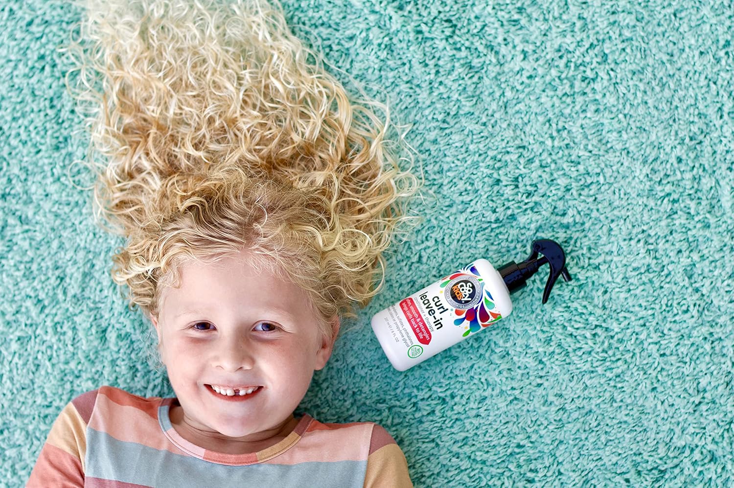 Kids Fiber Gummy Supplement & Curly Hair Detangler Bundle: Lil Critters Digestive Support Gummies + So Cozy Leave-in Conditioner Spray