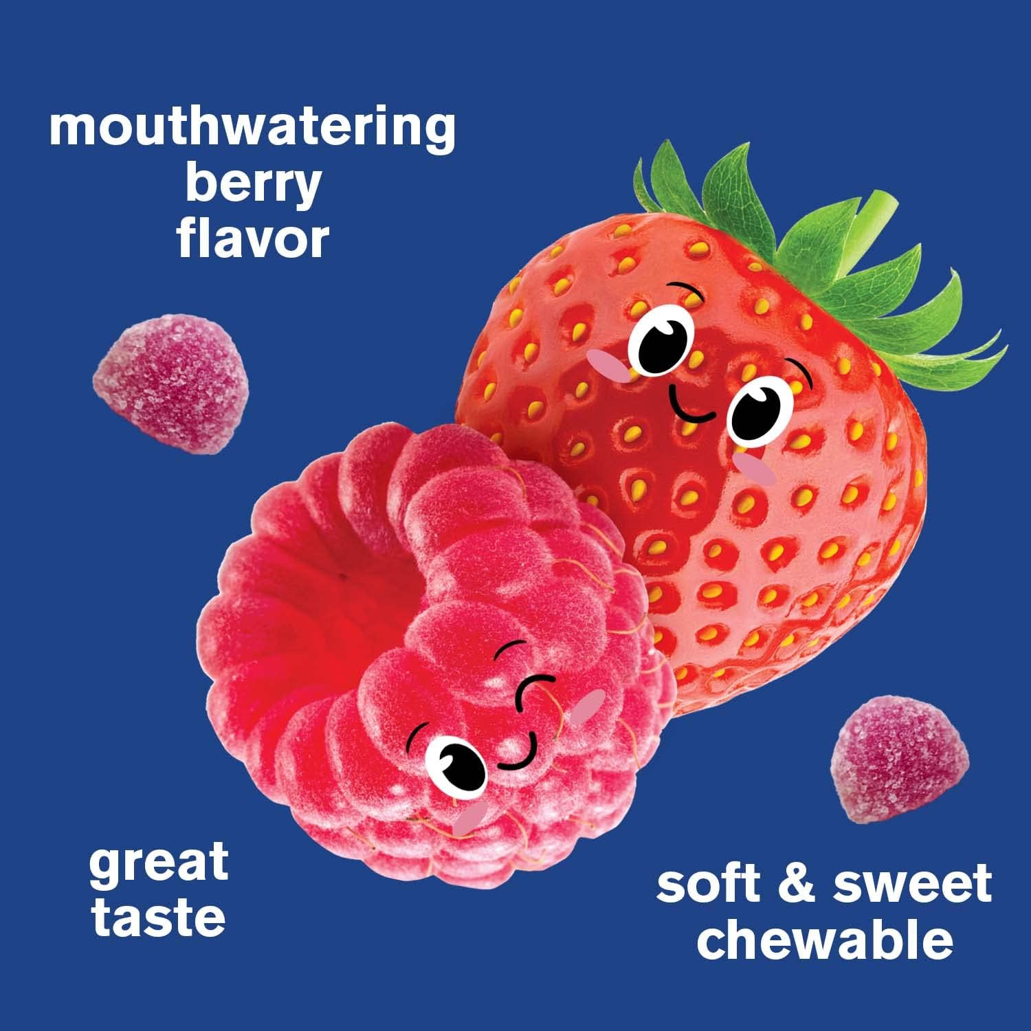 Kids Immune Support Gummies - Zinc Supplement for Skin Health - Vegan & GMO-Free - 60 Gummies