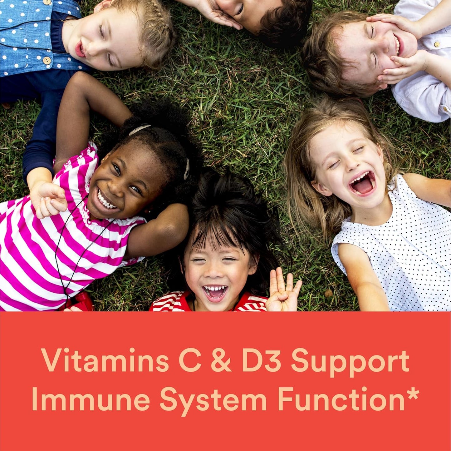 Kids Immunity Gummy Multivitamin with Omega 3 Fish Oil - 120 Count