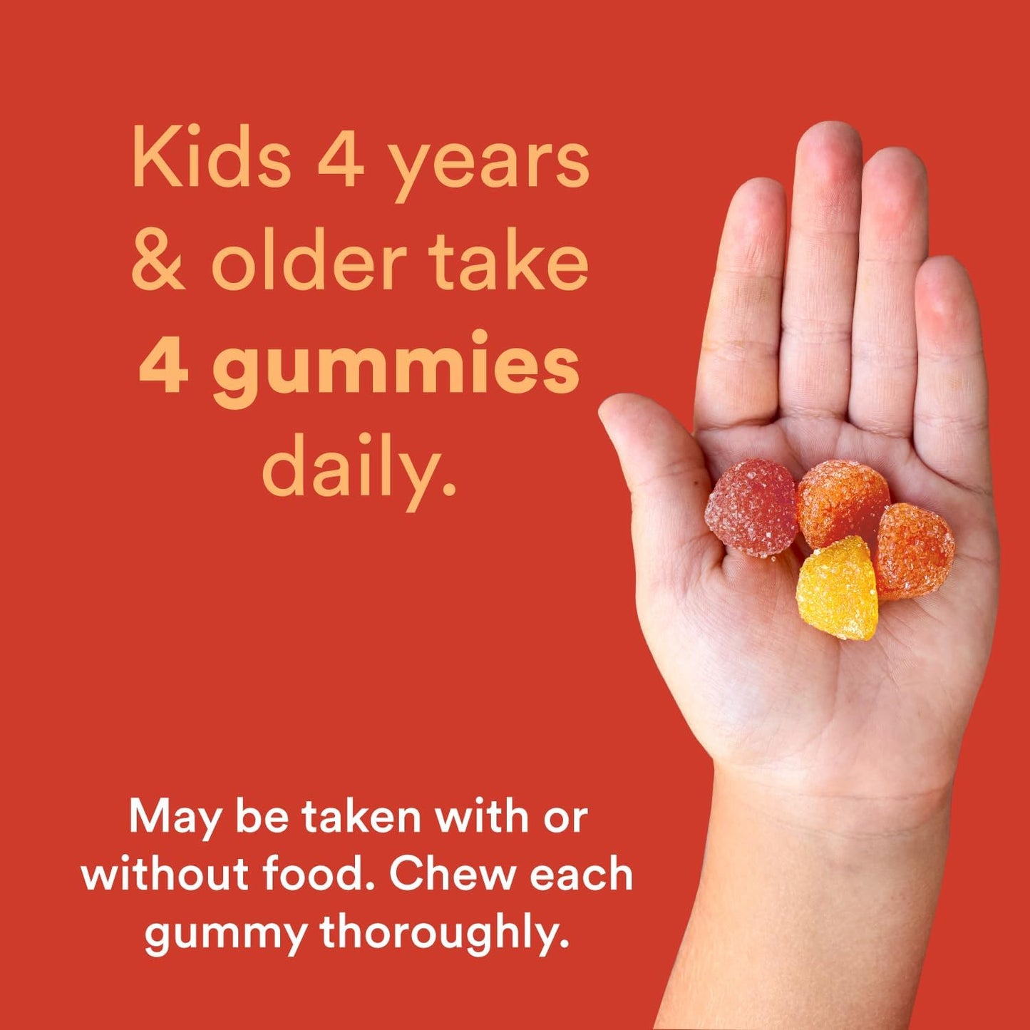 Kids Immunity Gummy Multivitamin with Omega 3 Fish Oil - 120 Count
