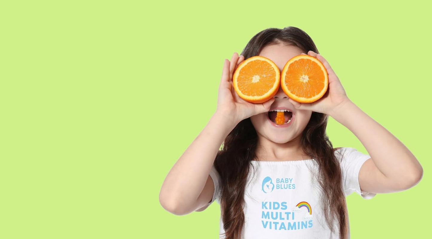 Kids Multivitamin Gummies - Essential Daily Health Vitamins for Children - Tasty Baby Blues Gummy Bears