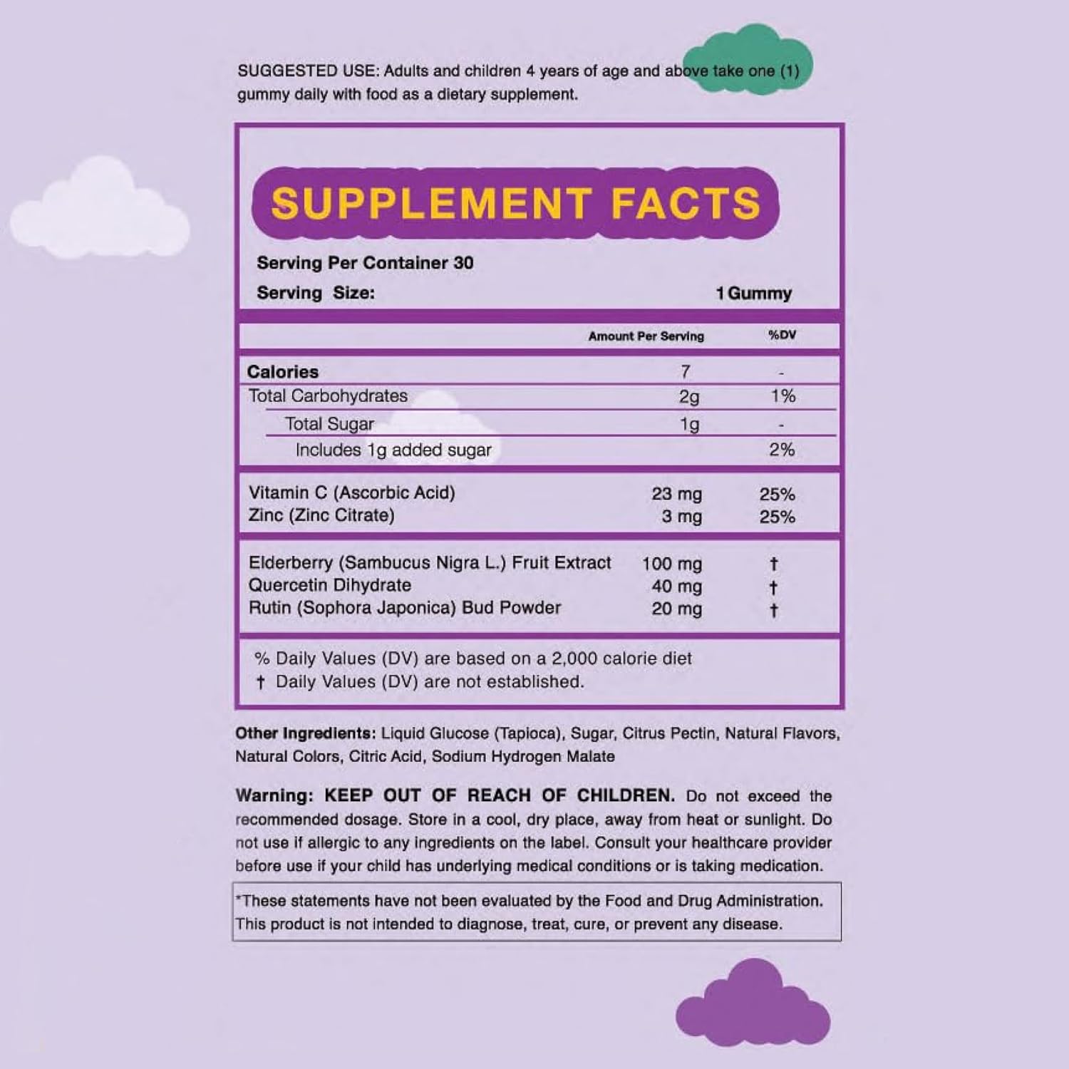 Kids Multivitamin & Immune Support Bundle - Vitamin Gummies with Elderberry, Vitamin C & Zinc