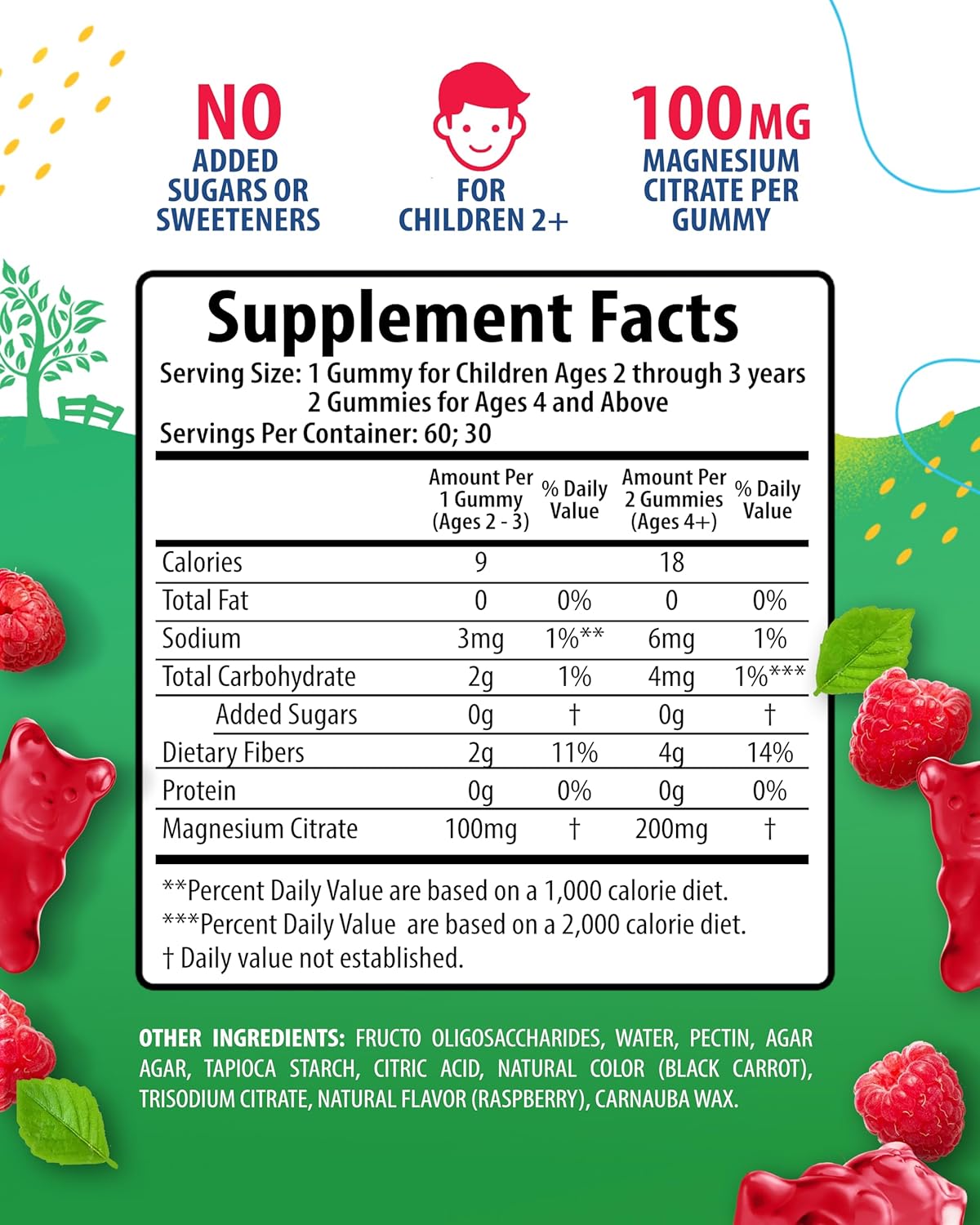 Kids' Sunshine Gummy Bundle: Vitamin D3, K2, Magnesium Citrate for Mood & Muscle Support