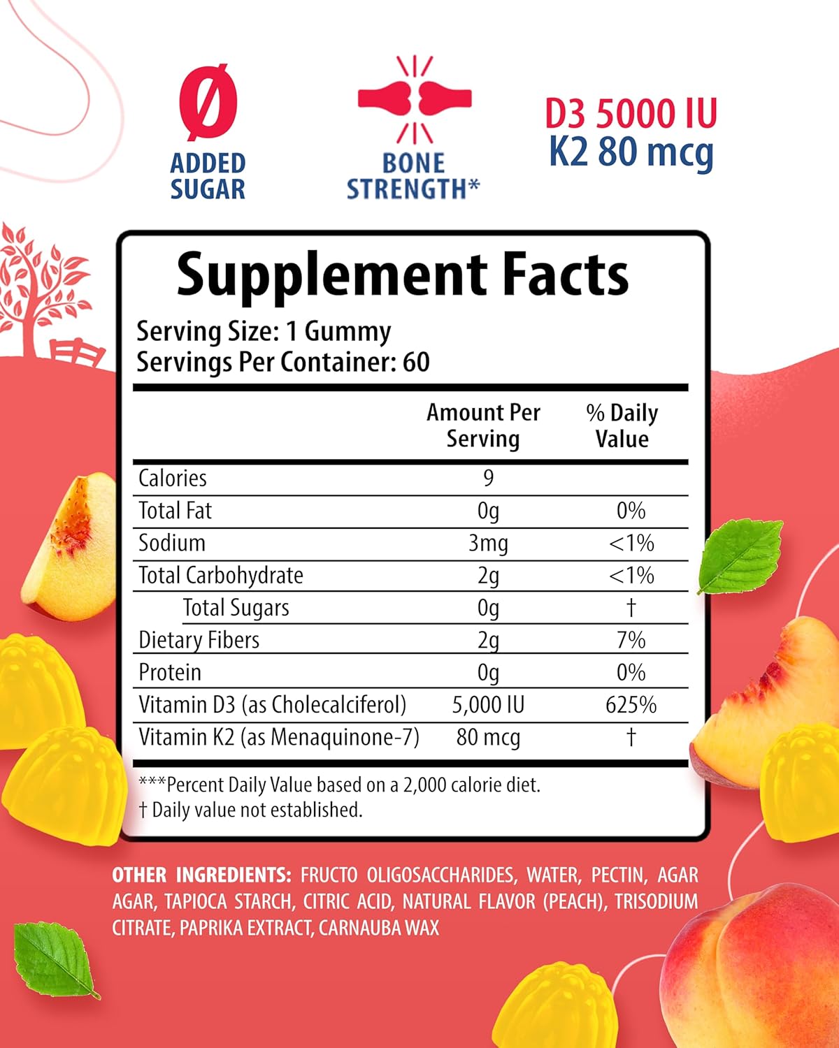 Kids' Sunshine Gummy Bundle: Vitamin D3, K2, Magnesium Citrate for Mood & Muscle Support
