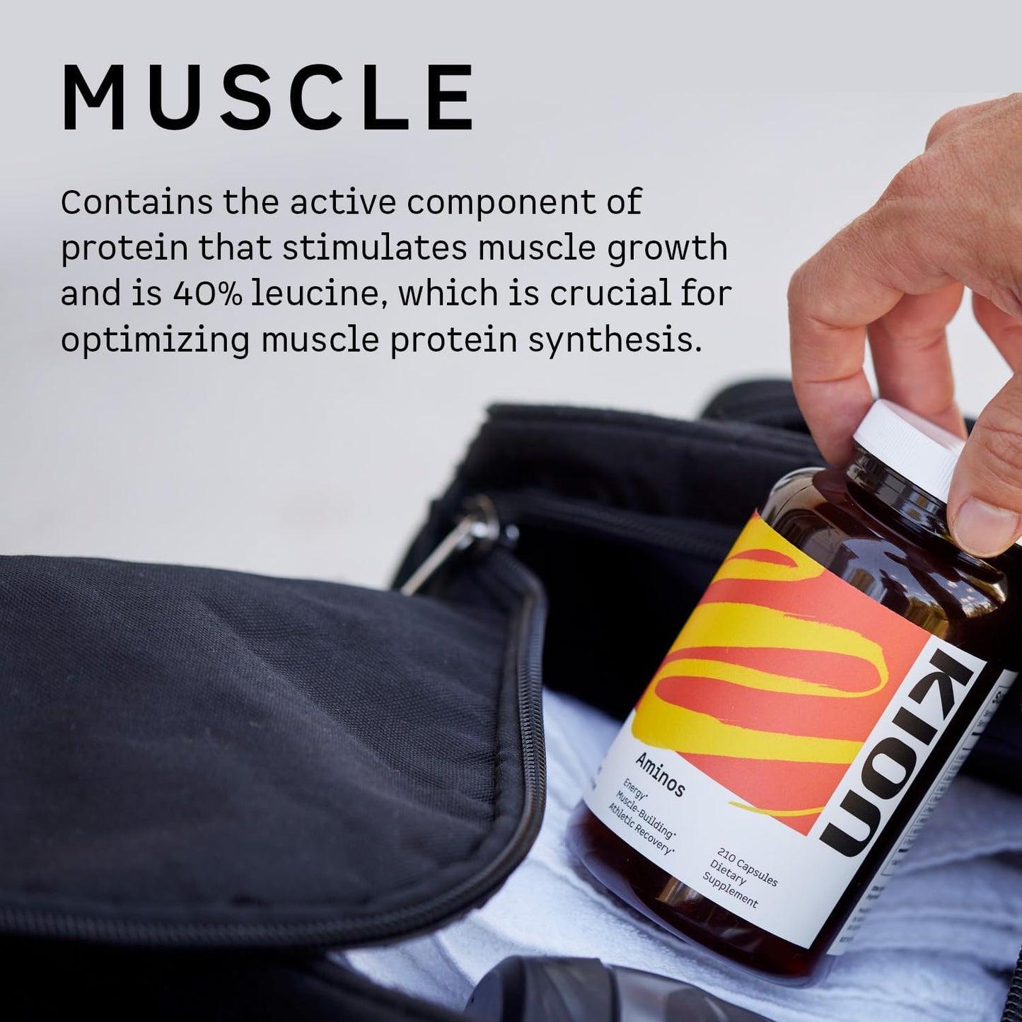 Kion Aminos Amino Acids Capsules | Enhance Muscle Recovery, Reduce Cravings, Boost Cognition, Immunity, and More | 30 Servings