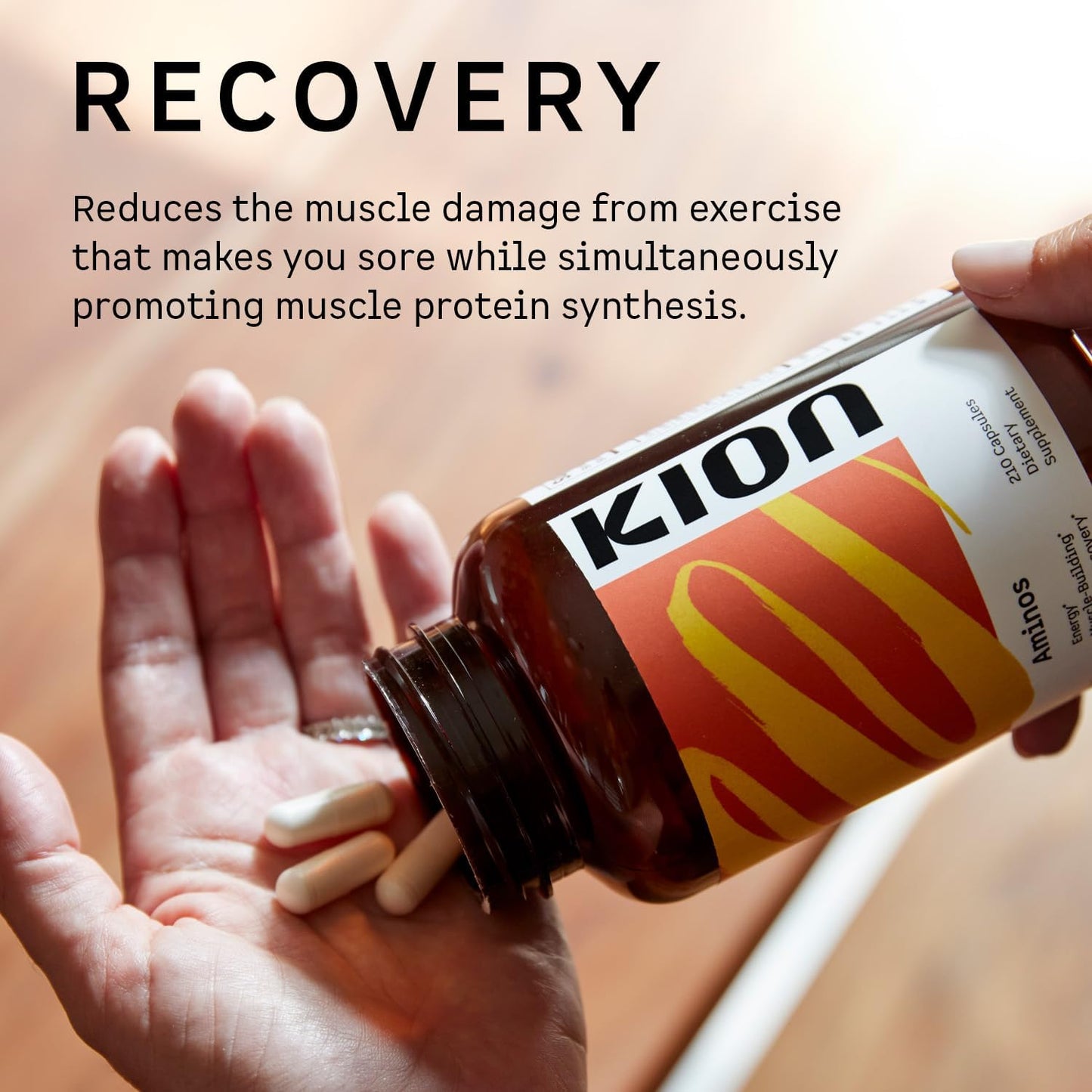 Kion Aminos Amino Acids Capsules | Enhance Muscle Recovery, Reduce Cravings, Boost Cognition, Immunity, and More | 30 Servings