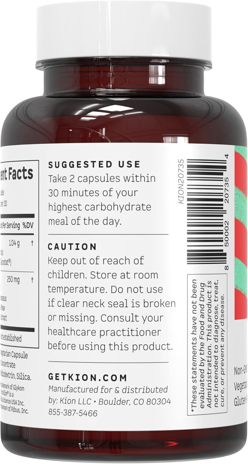 Kion Lean Supplement | Natural Weight Management & Metabolic Support | 30 Servings