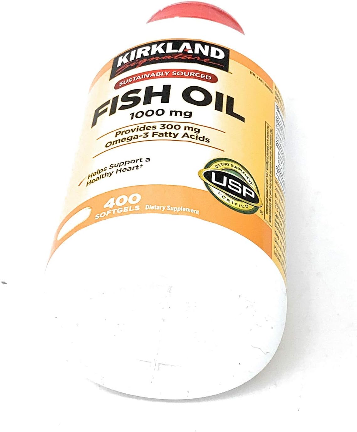 Kirkland Signature Fish Oil Concentrate Softgels - 800 Count, 1000mg with Omega-3 Fatty Acids