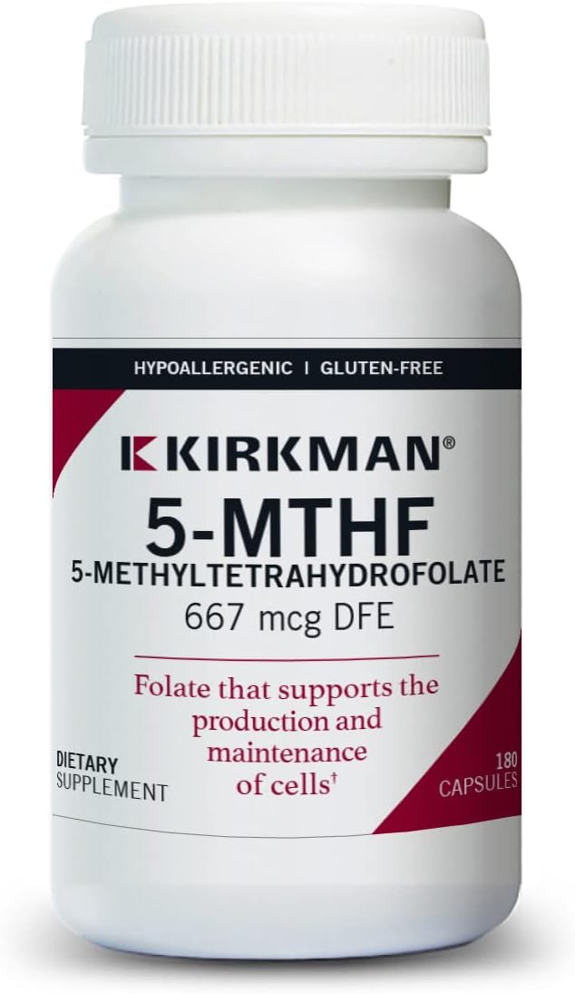 Kirkman 5-MTHF Supplement - Folate for Cell Maintenance Support