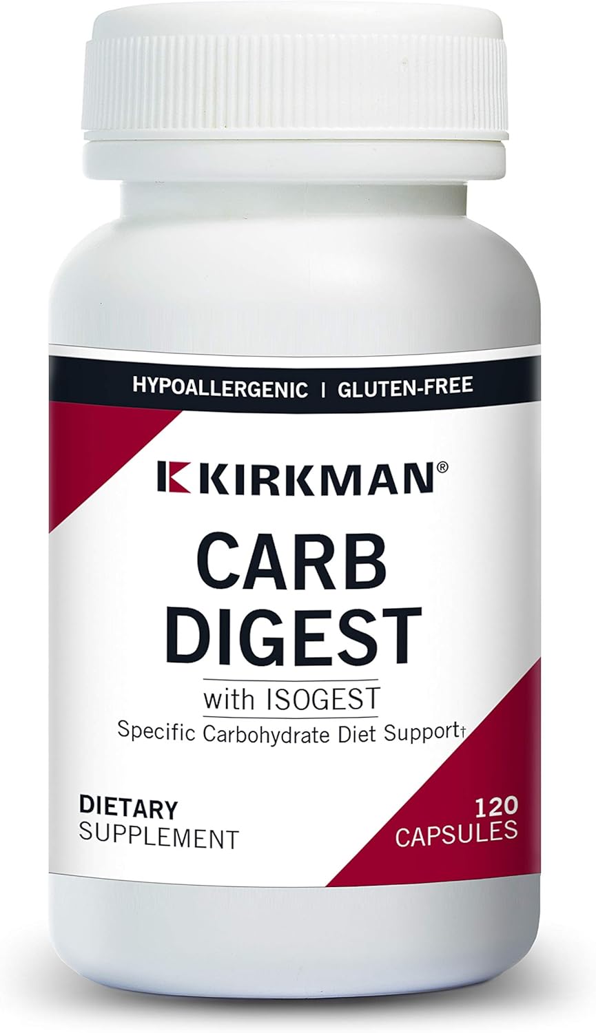 Kirkman Carb Digest with Isoges - Digestive Enzyme Support Supplement
