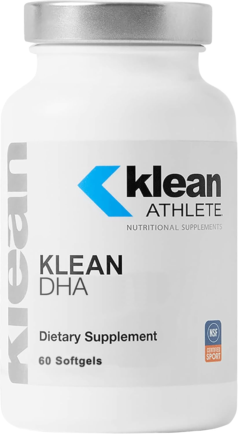Klean ATHLETE DHA Supplement for Athletes - Supports Heart & Brain Health - Omega 3 Fish Oil Softgels - Non-GMO & Gluten Free