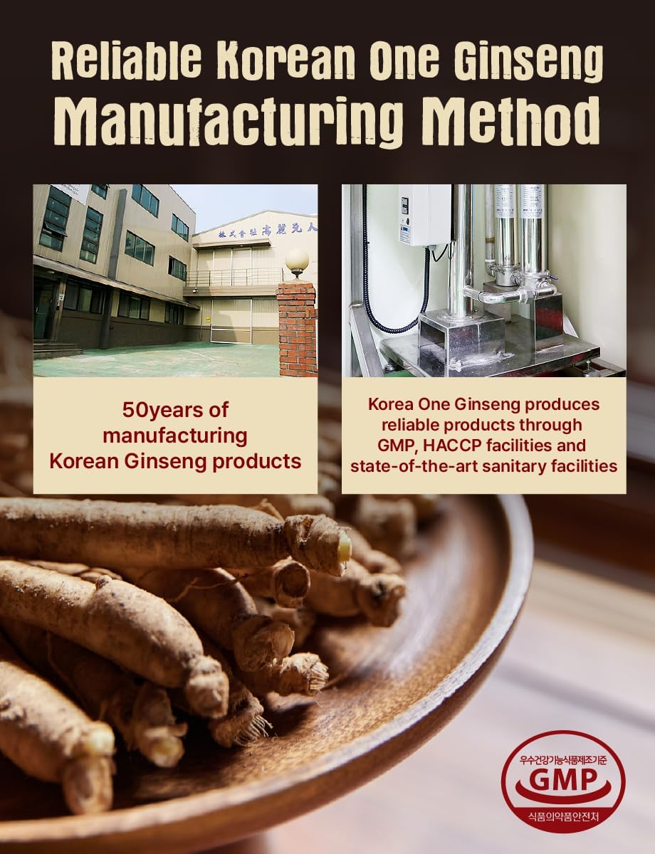 Korean Red Ginseng Tea Granules 50T - Premium Extract for Health and Wellness