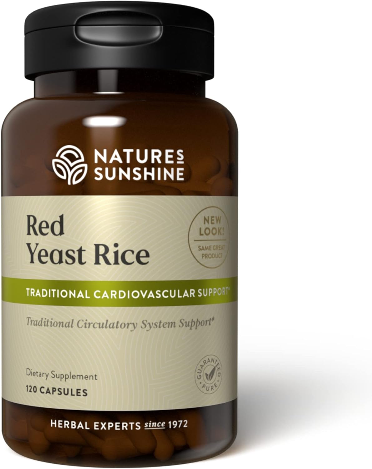Kosher Red Yeast Rice Capsules - Supports Liver Cholesterol Production & Circulatory System - 120 Count