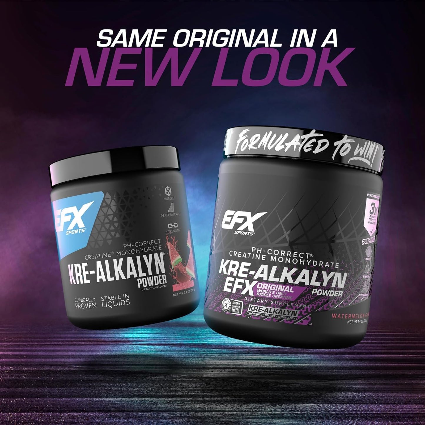 Kre-Alkalyn EFX Powder Supplement for Strength & Muscle Growth | pH Correct Creatine Monohydrate | 116 Servings (Watermelon Gummy)