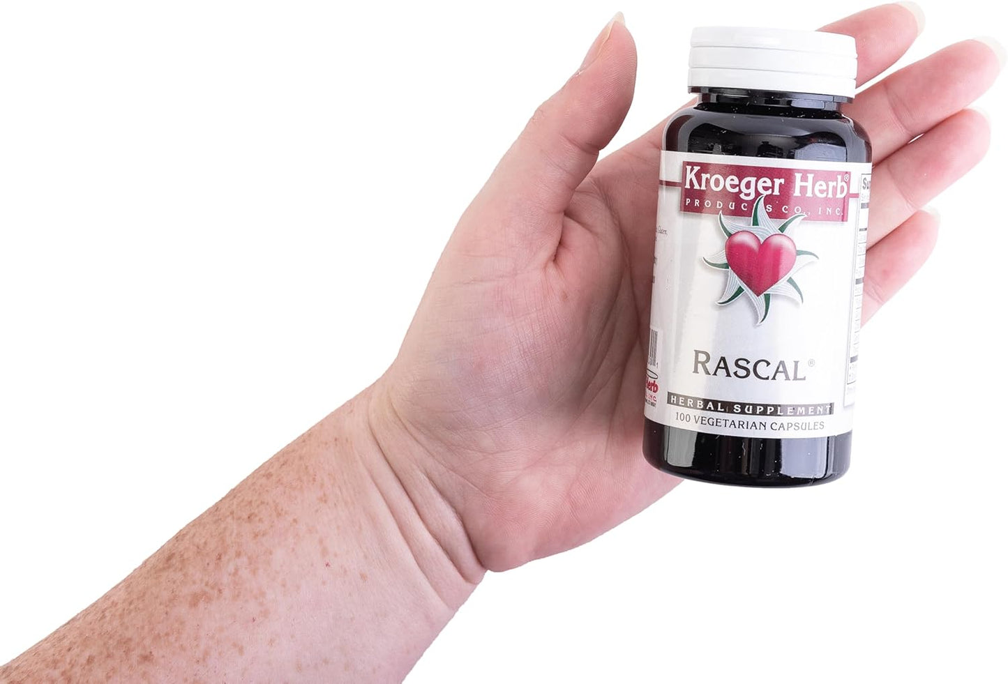 Kroeger Herb Rascal Herbal Supplement for Gut & Heart Health - Garlic, Cayenne, Thyme, Pumpkin Seeds - Vegetarian, Non-GMO, Gluten Free - Supports Microbial Balance - Made in USA