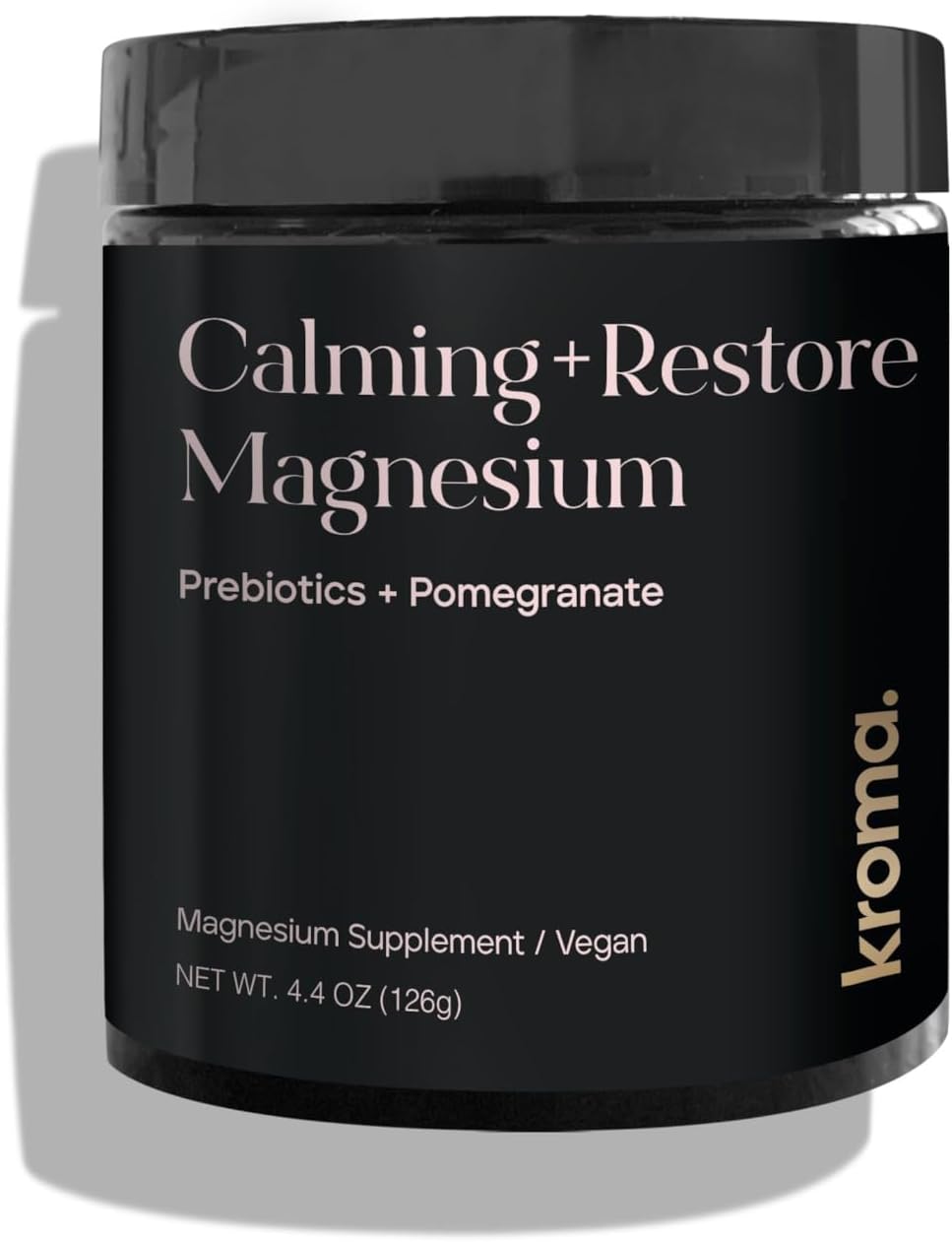 KROMA Tart Pomegranate Magnesium Supplement Powder Drink Mix for Sleep, Calm, Relaxation - Gluten Free, Muscle Recovery Support - 30 Servings