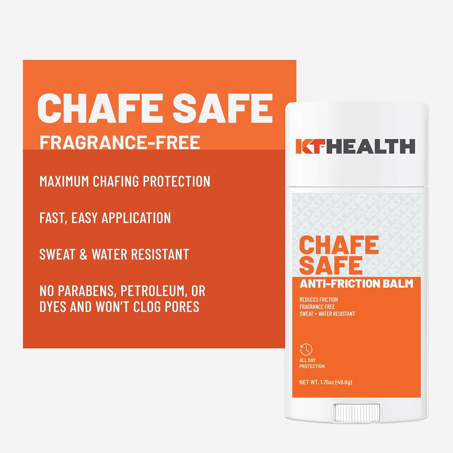 KT Tape Chafe-Safe Sticks for Chafing Prevention & Protection