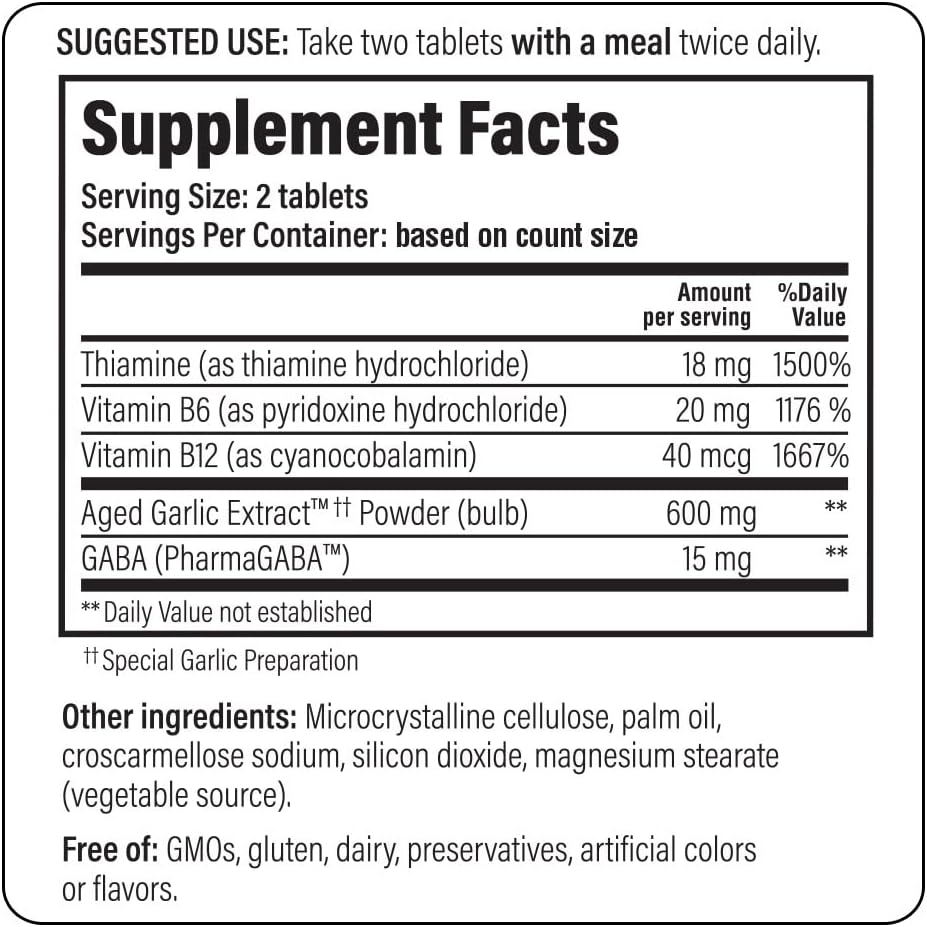 Kyolic Aged Garlic Extract Formula 101 Capsules for Stress and Fatigue Relief (Packaging May Vary)