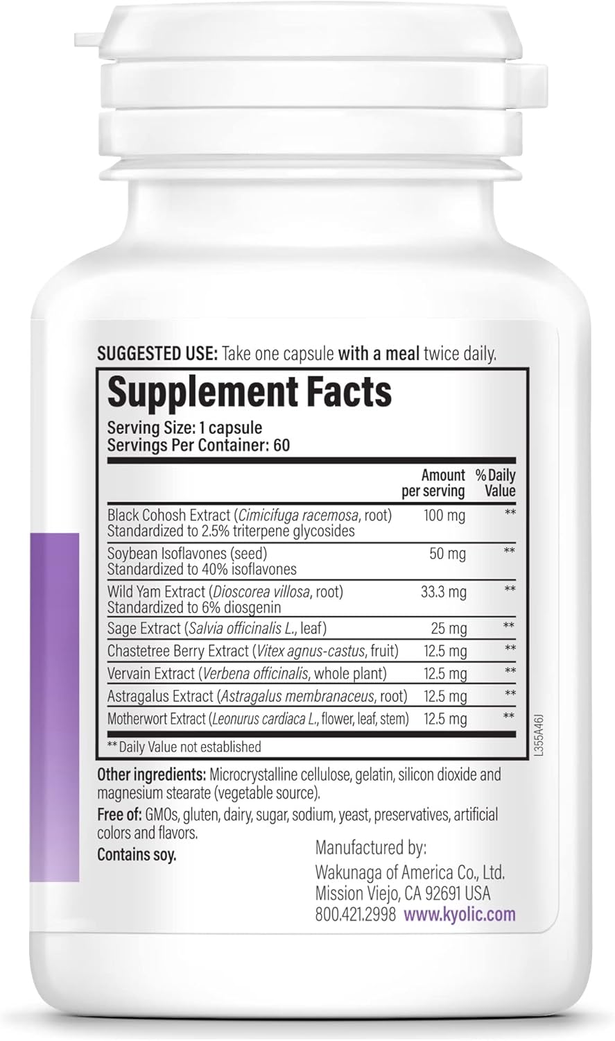 Kyolic Estro-Logic Optimal Estrogen Balance Capsules - Specialty Series, 60 Count