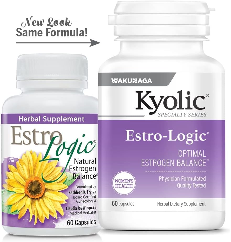 Kyolic Estro-Logic Optimal Estrogen Balance Capsules - Specialty Series, 60 Count