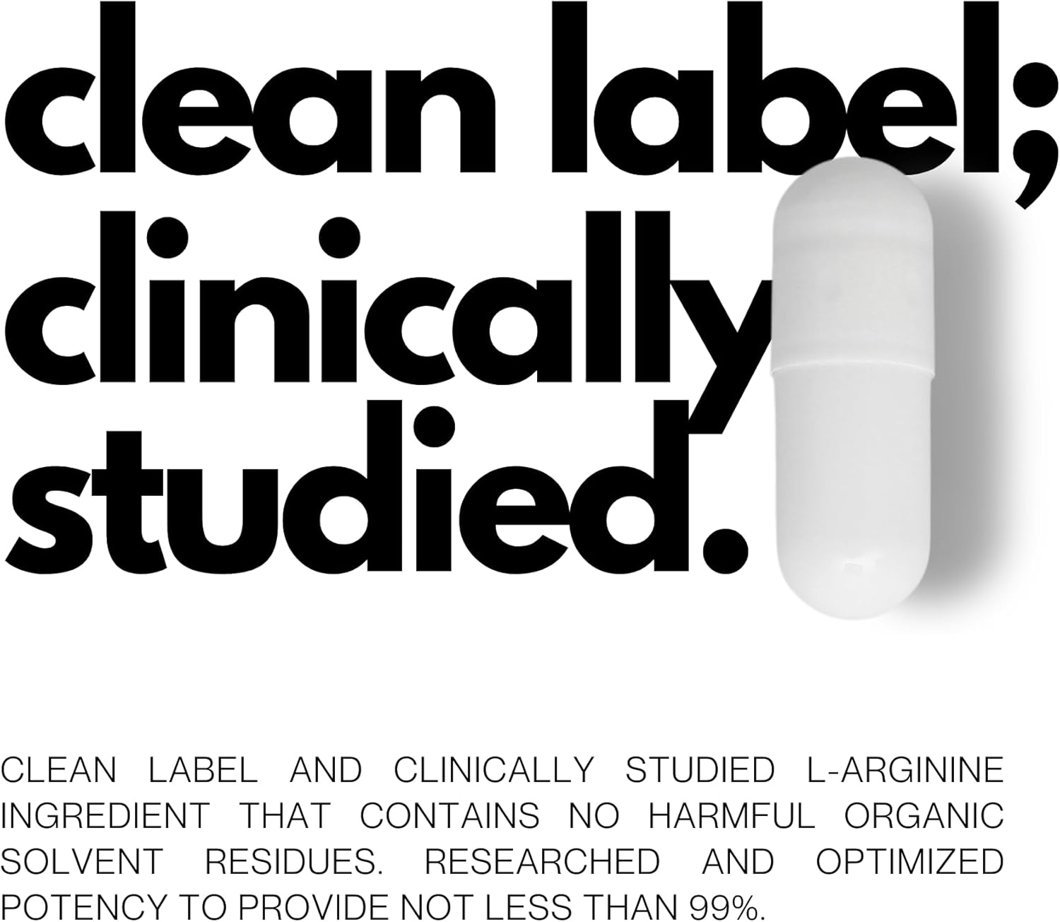 L-Arginine 1000mg Supplement for Men and Women - Boosts Nitric Oxide & Blood Circulation - Pre Workout Amino Acid - Trial Pack