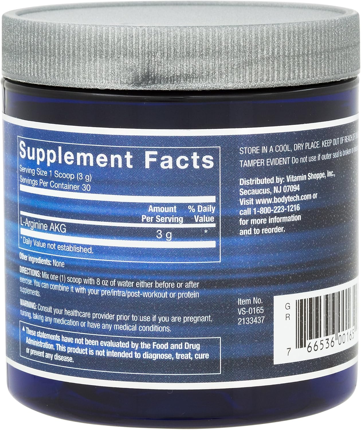 L-Arginine AKG 3000MG Powder - Boosts Exercise Performance, Muscle Growth, Recovery, & Nitric Oxide Production