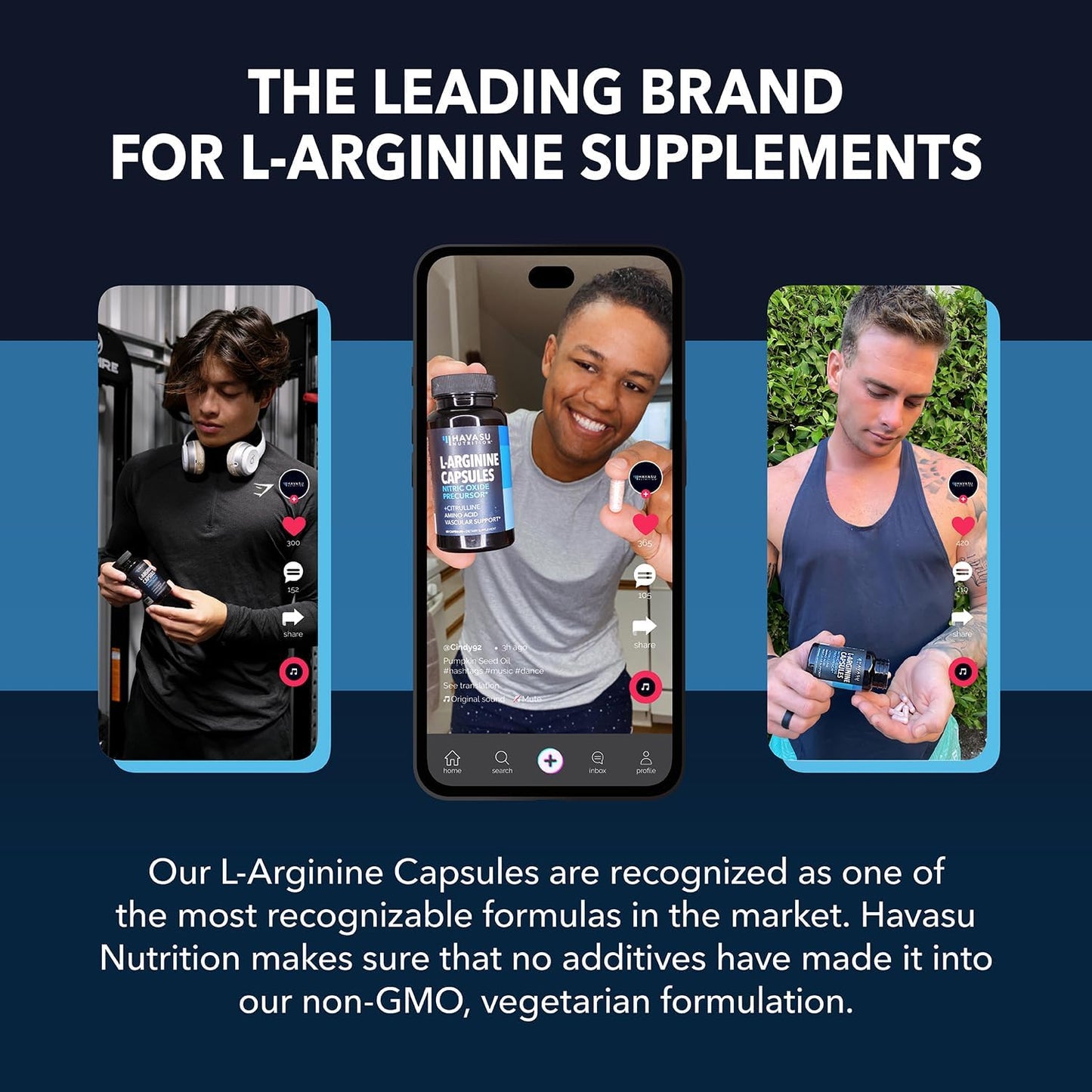 L-Arginine and L-Citrulline Capsules for Nitric Oxide Support - 120 Count Vegan Supplement for Performance and Endurance - 2 Month Supply