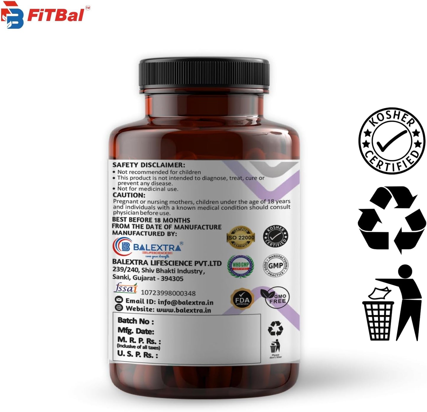 L-Arginine Tablets 1000mg for Energy, Muscle Growth, Blood Flow, and Vascular Function - 60 Tablets