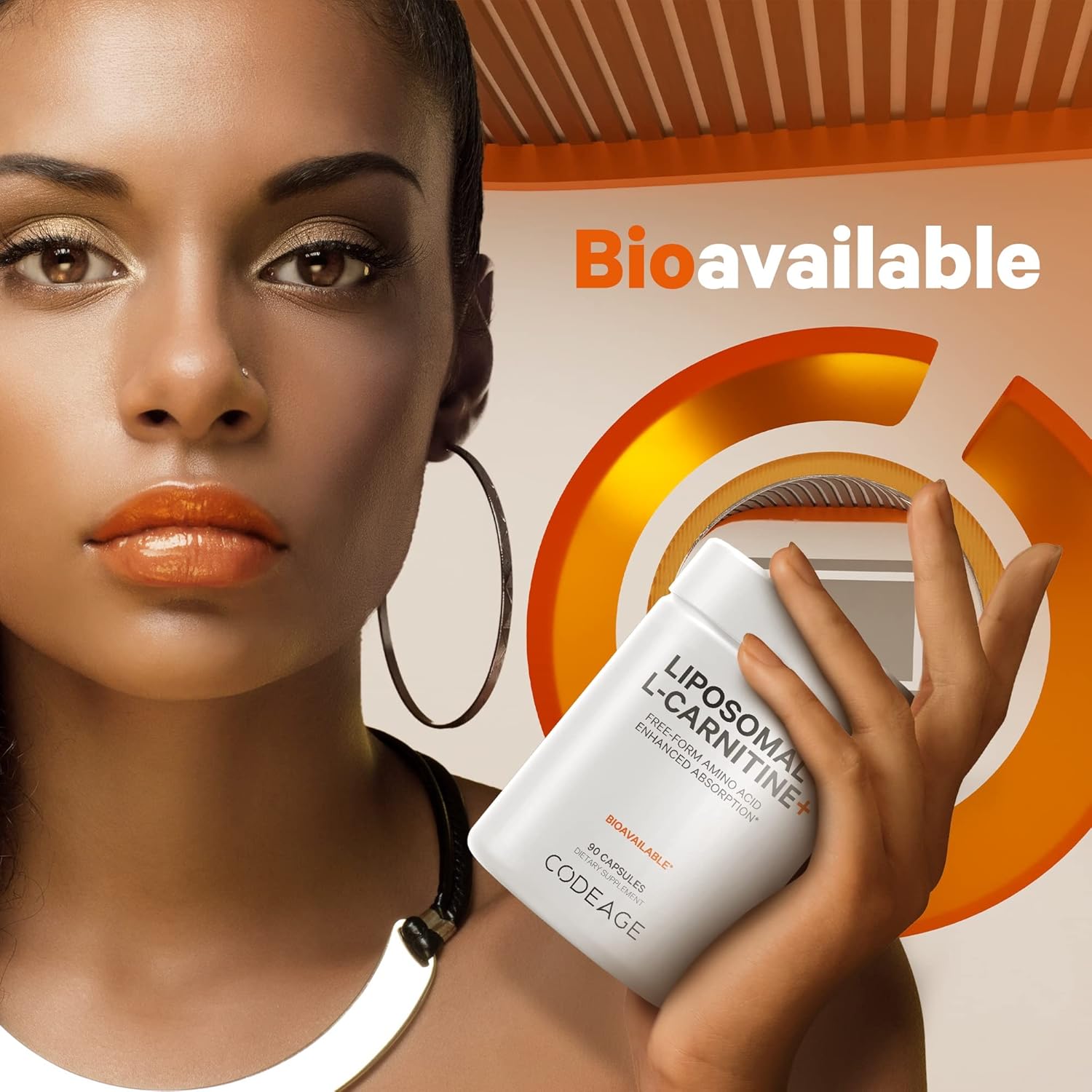 L-Carnitine Liposomal Supplement - 500mg L-Tartrate per Serving - Free-Form Amino Acid - Vegan, Non-GMO - 90 Capsules