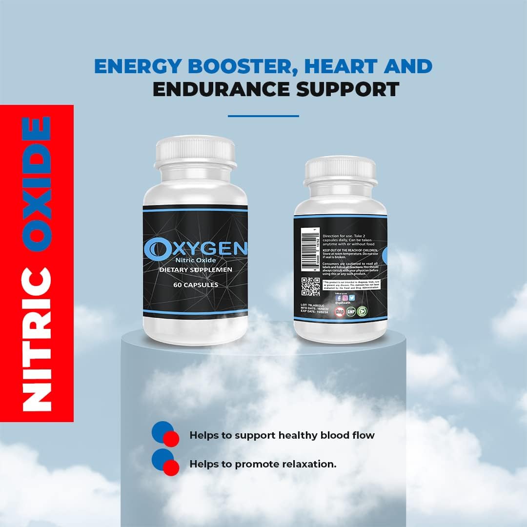 L-Citrulline Boosted Qei Oxygen Supplement for Blood Circulation and Detoxification