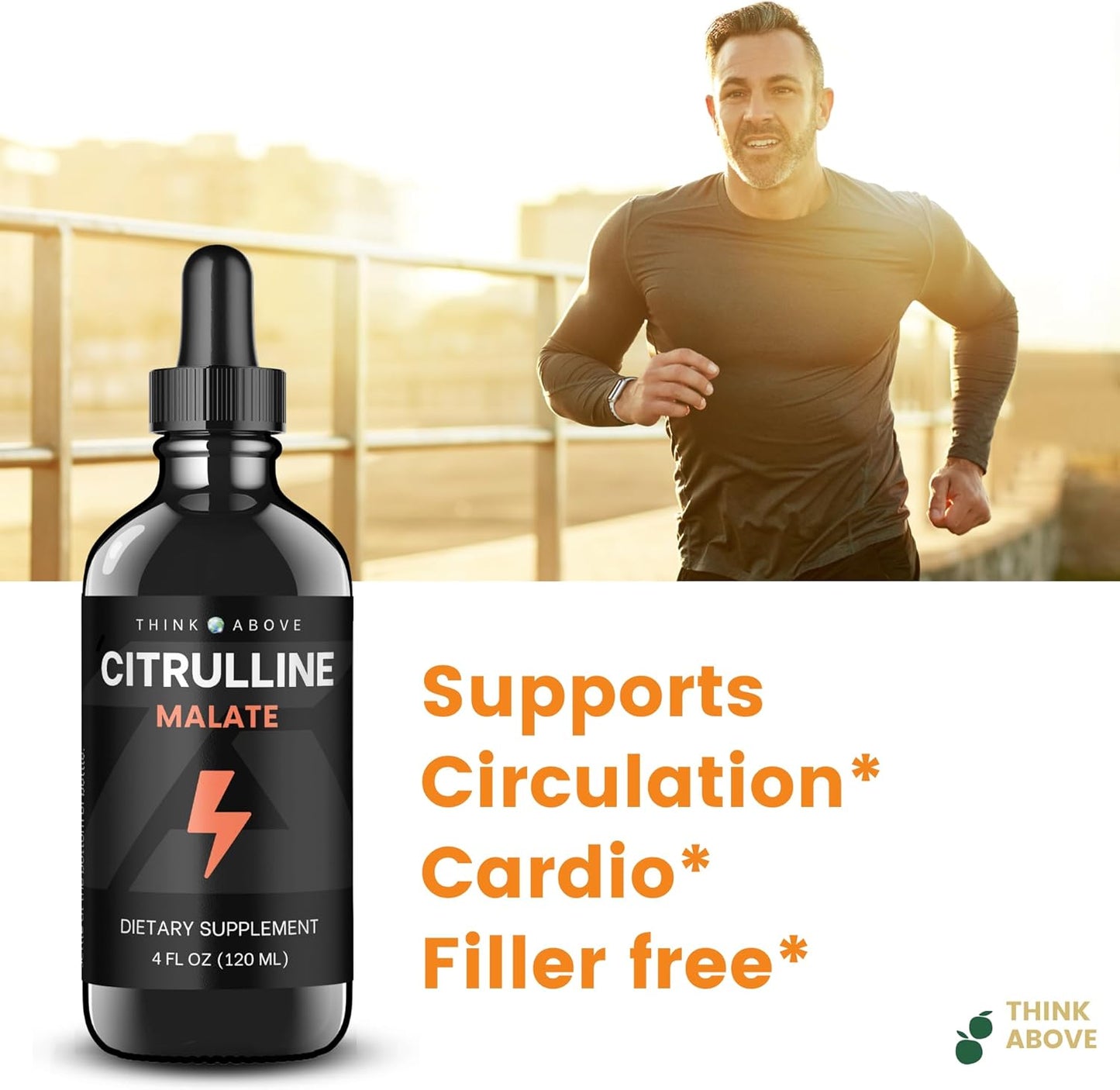 L-Citrulline DL-Malate 2:1 Liquid Drops - High Absorption Formula - 250 mg Per Serving - Convenient Dropper - 30-Day Supply