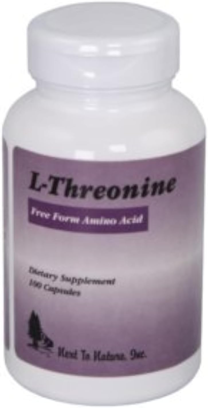 L-Threonine 500 mg Capsules by Next To Nature, Inc - Pack of 100
